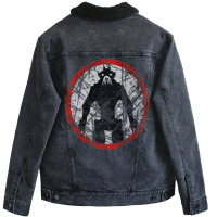 District 9 ( I.e.d. Edition.) Unisex Sherpa-lined Denim Jacket | Artistshot