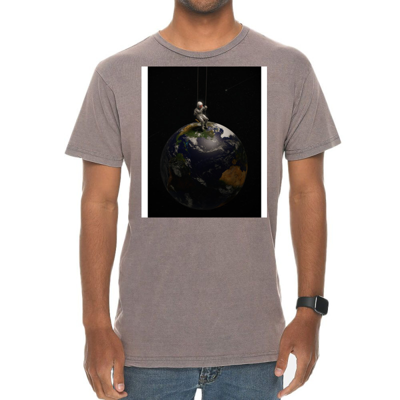 Earth Is My Playground Cute Vintage T-Shirt by kosicnarwarw | Artistshot