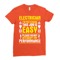 Electrician Lineman Wireman Electronics Technician Ladies Fitted T-shirt | Artistshot