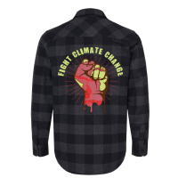 Fight Climate Change Earth Day Climate Change Hipp Flannel Shirt | Artistshot