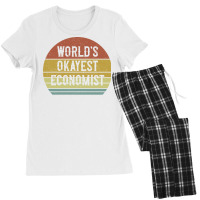 Worlds Okayest Economist Girl Women's Pajamas Set | Artistshot