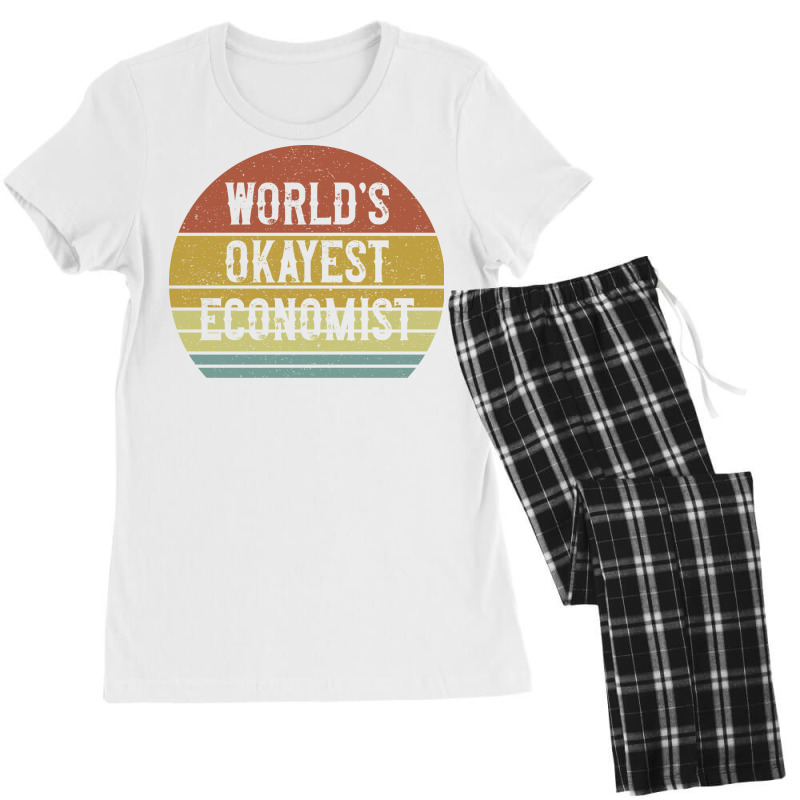 Worlds Okayest Economist Girl Women's Pajamas Set by efrancikag | Artistshot