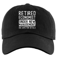 Retired Economist Under New Management See Wife Fu Kids Cap | Artistshot