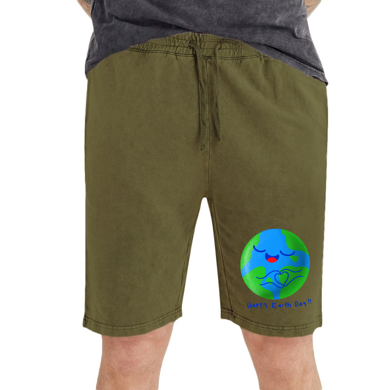 Happy Earth Day Summer Vintage Short by kosicnarwarw | Artistshot