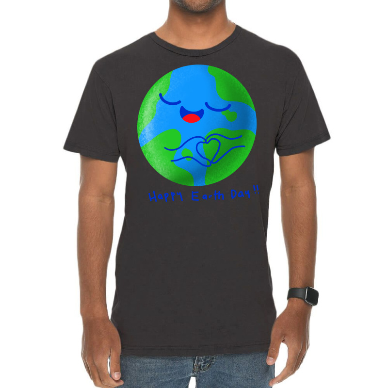 Happy Earth Day Summer Vintage T-Shirt by kosicnarwarw | Artistshot