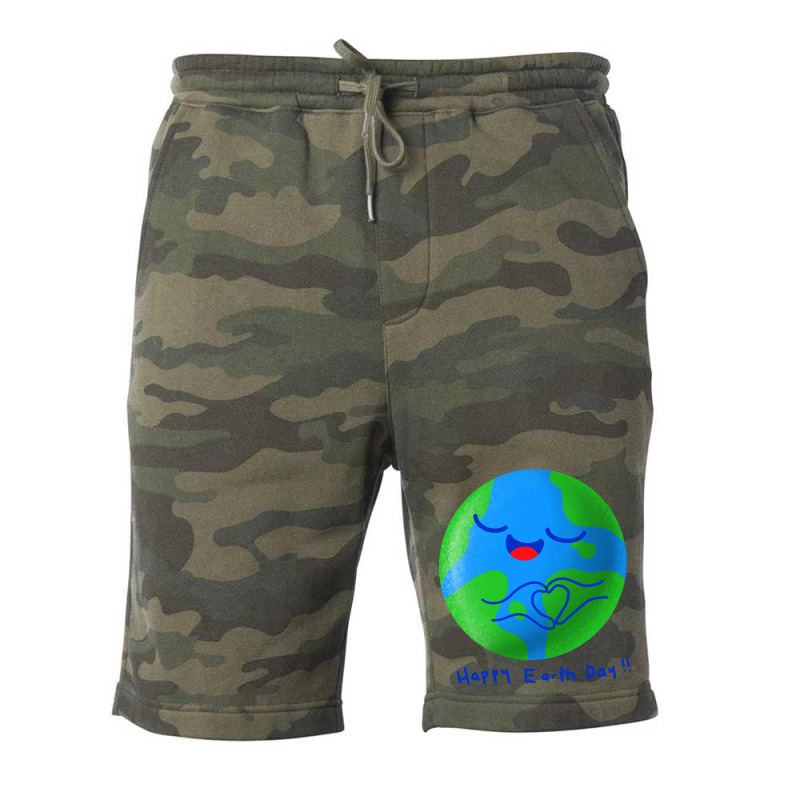 Happy Earth Day Summer Fleece Short by kosicnarwarw | Artistshot