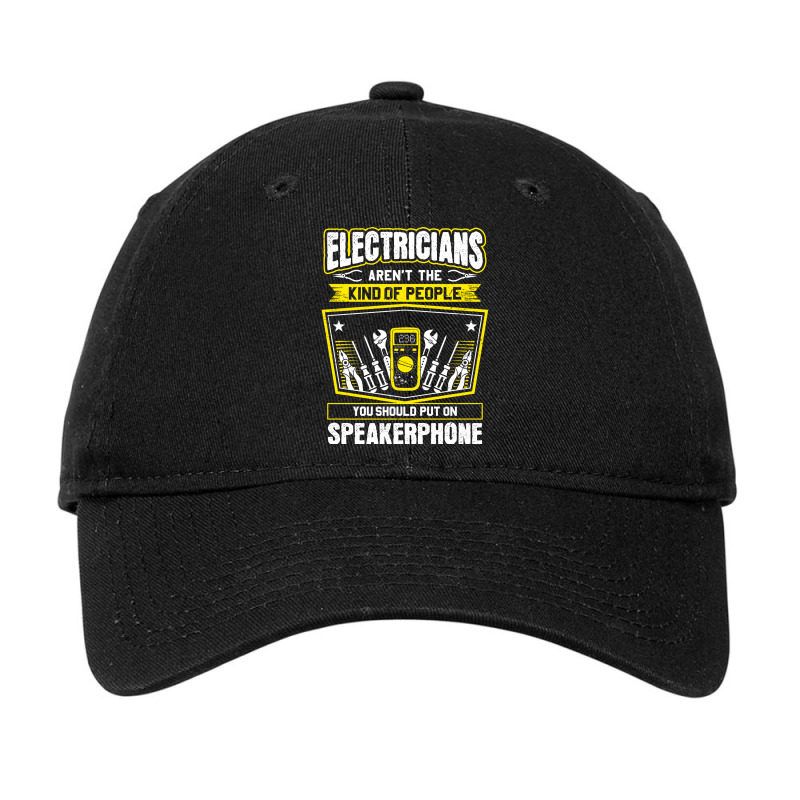 Electrician Lineman Wireman Electronics Technician Adjustable Cap by ameksciplukc | Artistshot