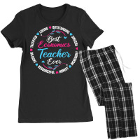 Best Economics Teacher Ever Stars Women's Pajamas Set | Artistshot