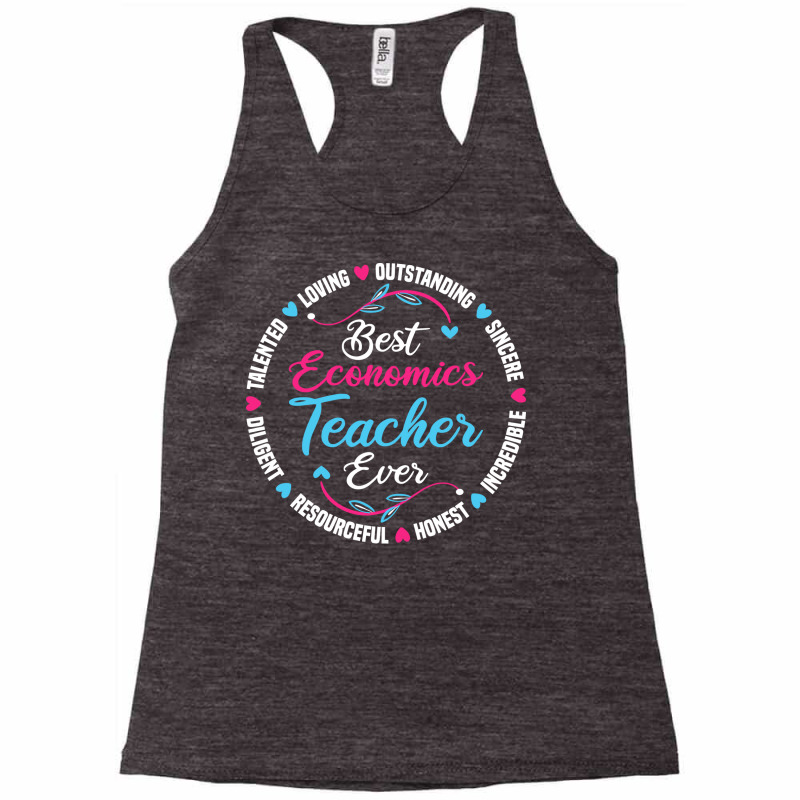 Best Economics Teacher Ever Stars Racerback Tank by naizaibubnelw | Artistshot