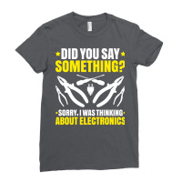 Electrician Lineman Wireman Electronics Technician Ladies Fitted T-shirt | Artistshot