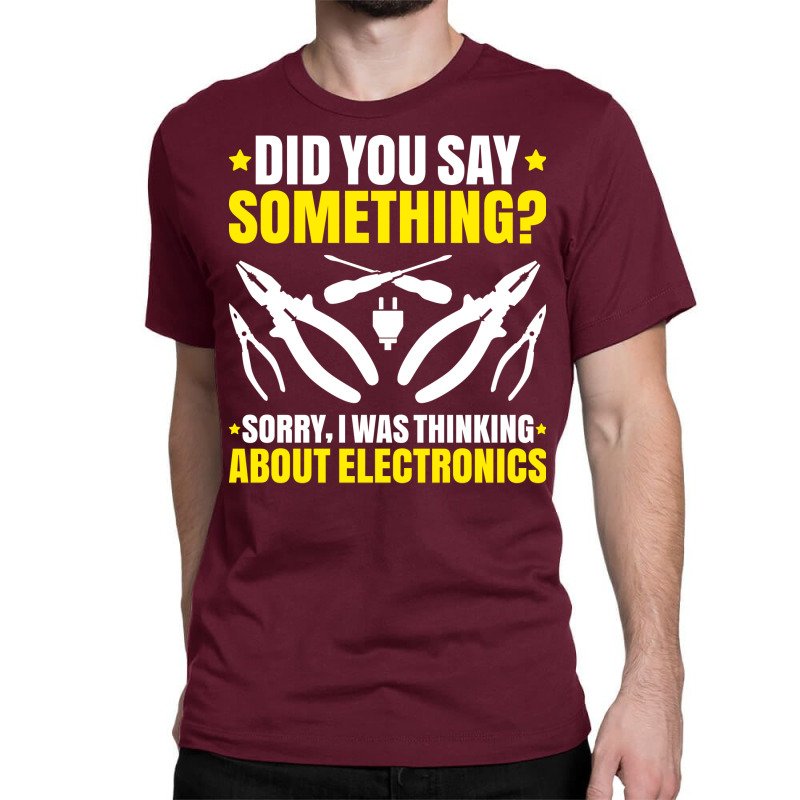 Electrician Lineman Wireman Electronics Technician Classic T-shirt by kusniabroder6 | Artistshot