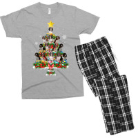 Funny English Springer Spaniel Christmas Tree Dog Men's T-shirt Pajama Set | Artistshot