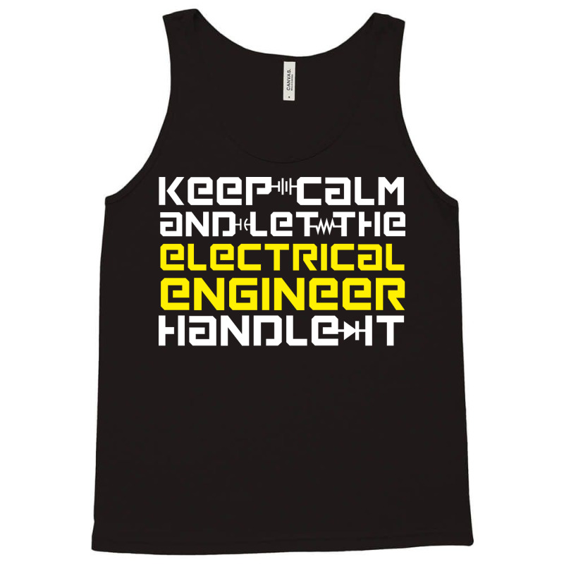 Funny Electrician Electrical Engineer Nature Tank Top | Artistshot