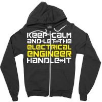 Funny Electrician Electrical Engineer Nature Zipper Hoodie | Artistshot