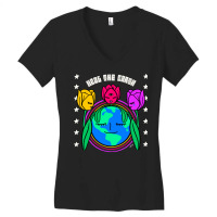 Heal The Earth Music Women's V-neck T-shirt | Artistshot