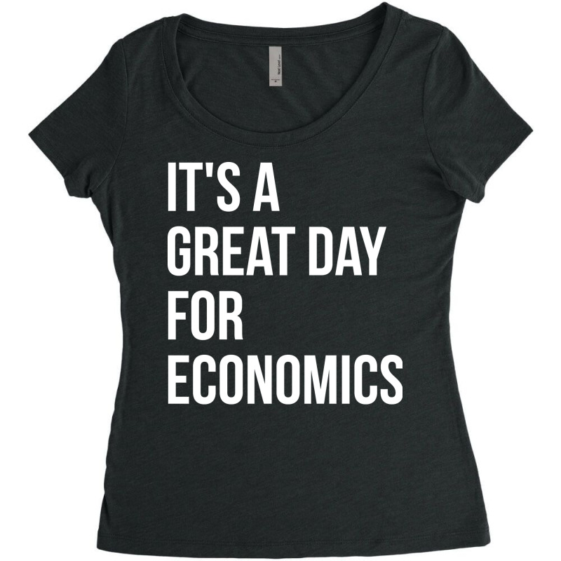 Economics Quote Women's Triblend Scoop T-shirt by kesabvelzv | Artistshot