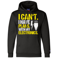 Electrician Lineman Wireman Electronics Technician Champion Hoodie | Artistshot