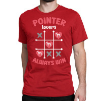 Pointer Lovers Always Win 80s Classic T-shirt | Artistshot