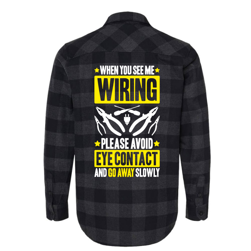 Electrician Lineman Wireman Electronics Technician Flannel Shirt by rogovwalvin2 | Artistshot