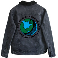 The Greatest Planet Stars Unisex Sherpa-lined Denim Jacket | Artistshot