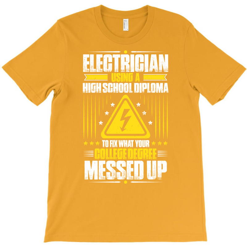 Electrician Lineman Wireman Electronics Technician T-shirt | Artistshot