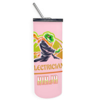 Electrician Ninja Love Skinny Tumbler | Artistshot