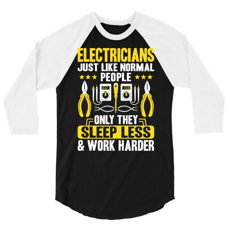 Electrician Lineman Wireman Electronics Technician 3/4 Sleeve Shirt | Artistshot