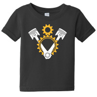 Engine Pistons And Gears Baby Tee | Artistshot