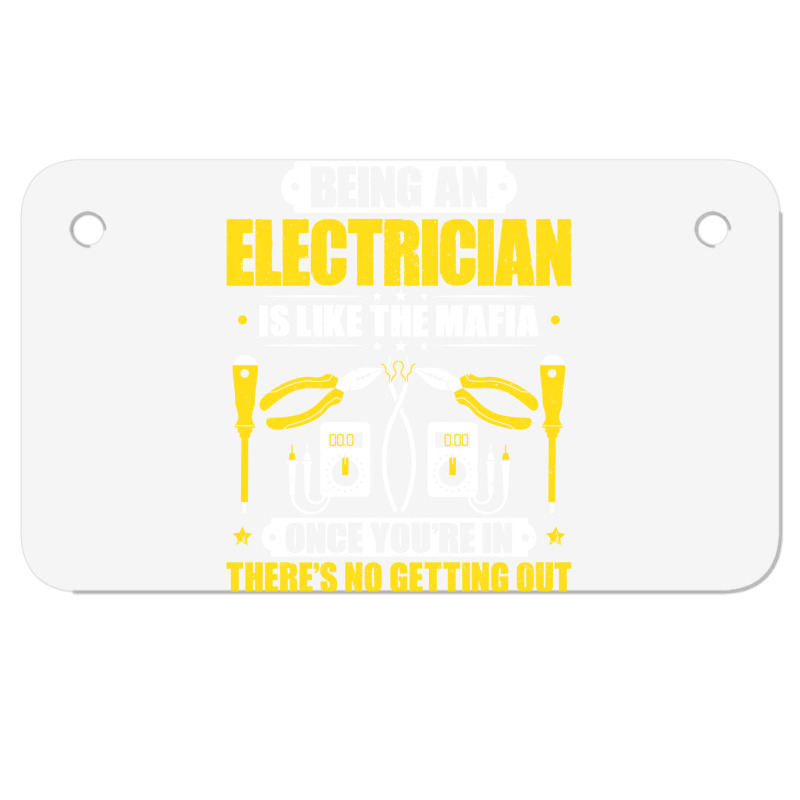 Electrician Lineman Wireman Electronics Technician Motorcycle License Plate | Artistshot