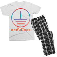 Stay Grounded I Electricity I Electrician Green Men's T-shirt Pajama Set | Artistshot