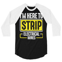 Electrician Lineman Wireman Electronics Technician 3/4 Sleeve Shirt | Artistshot