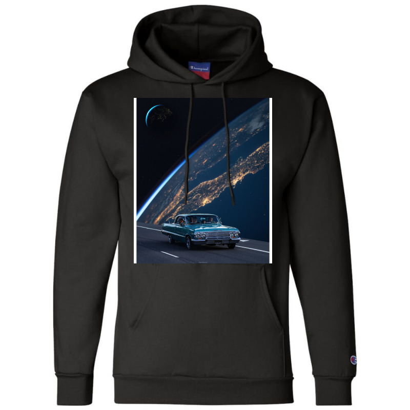 A Saturday Drive Green Champion Hoodie by pawnrakhlefb | Artistshot