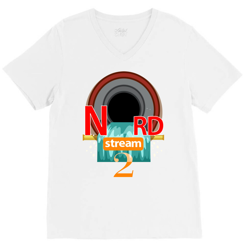 Nord Stream V-Neck Tee by bestaksailau | Artistshot