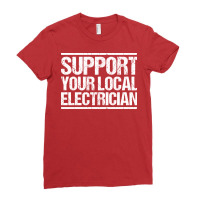 Electrician Lineman Wireman Electronics Technician Ladies Fitted T-shirt | Artistshot