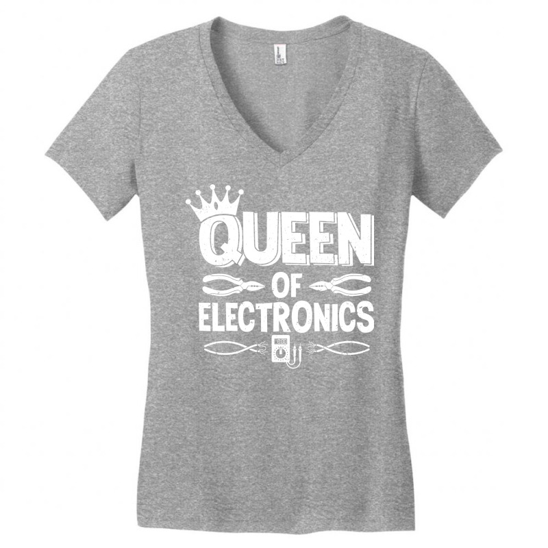 Electrician Lineman Wireman Electronics Technician Women's V-Neck T-Shirt by sawokyruerg | Artistshot