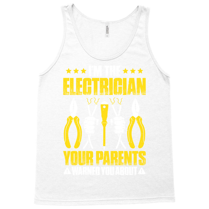 Electrician Lineman Wireman Electronics Technician Tank Top by slomarajwan6 | Artistshot