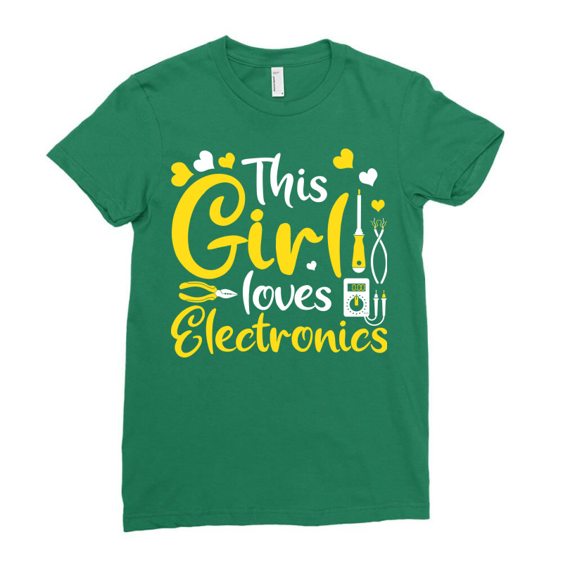 Electrician Lineman Wireman Electronics Technician Ladies Fitted T-Shirt by nehamafayedhy | Artistshot