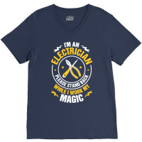 Electrician Lineman Wireman Electronics Technician V-neck Tee | Artistshot