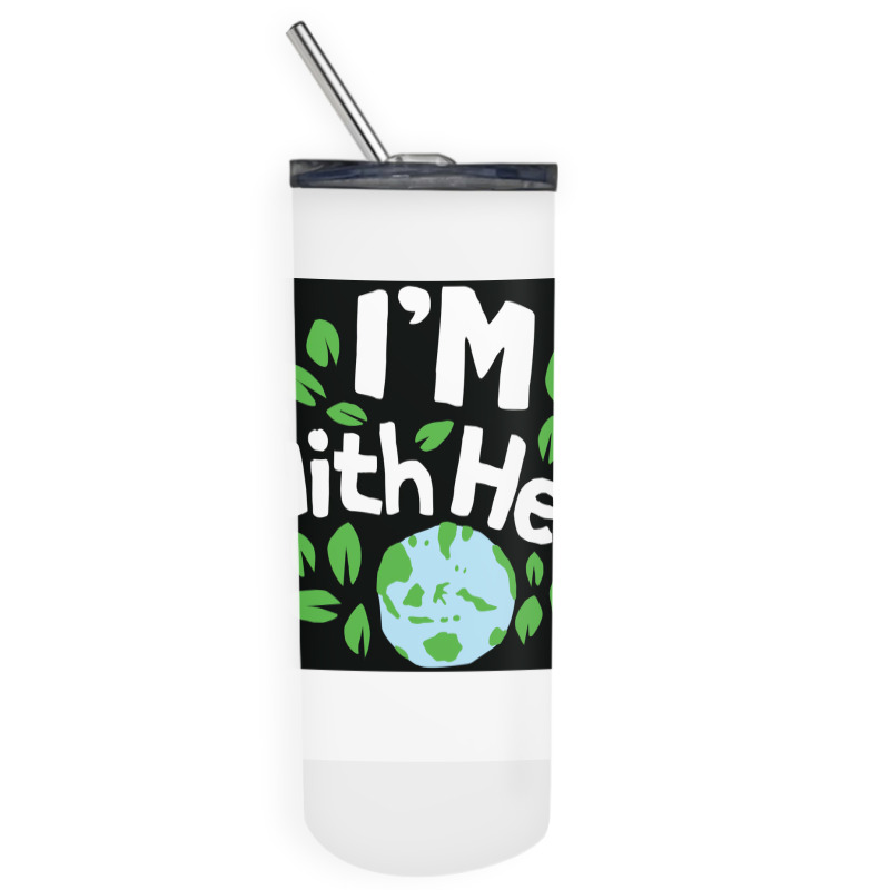 Earth Day Aesthetic Skinny Tumbler | Artistshot