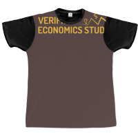 Verified Economics Student Hippie Graphic T-shirt | Artistshot