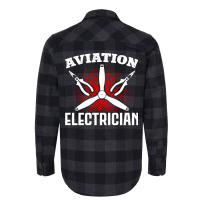 Aviation Electrician Airplane Repair 70s Flannel Shirt | Artistshot