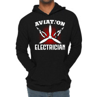 Aviation Electrician Airplane Repair 70s Lightweight Hoodie | Artistshot