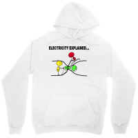 Electrician Joke Cute Gift Electricity Science Ner Unisex Hoodie | Artistshot