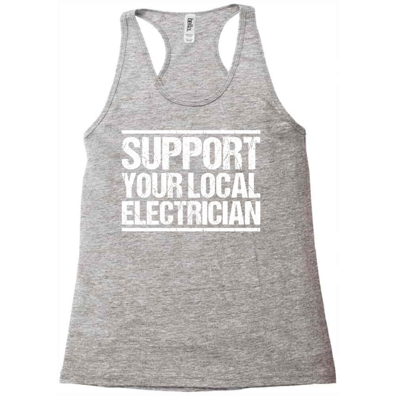 Electrician Lineman Wireman Electronics Technician Racerback Tank by arieanlacotel | Artistshot