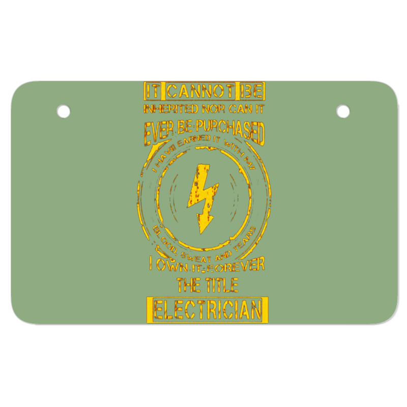 Electrician 20230215t021511745 Atv License Plate By Hegickorul8