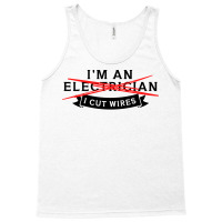 Im An Electrician Red Tank Top | Artistshot