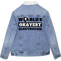 Electrician 20230215t020843532 Unisex Sherpa-lined Denim Jacket | Artistshot