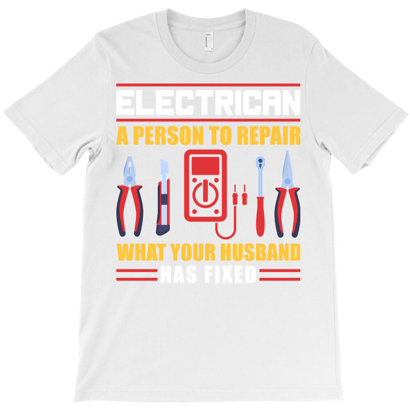 Electrician Red Humor T-shirt | Artistshot