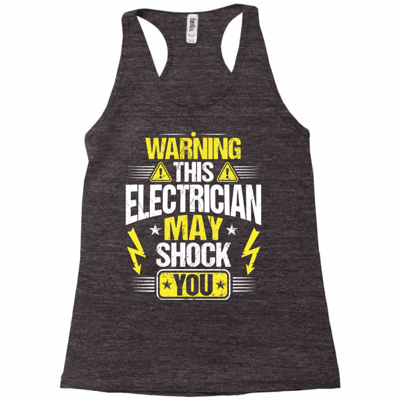 Electrician Lineman Wireman Electronics Technician Racerback Tank by jakimseferq | Artistshot