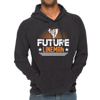 Future Lineman Electrician Lineman Retro Vintage Hoodie | Artistshot